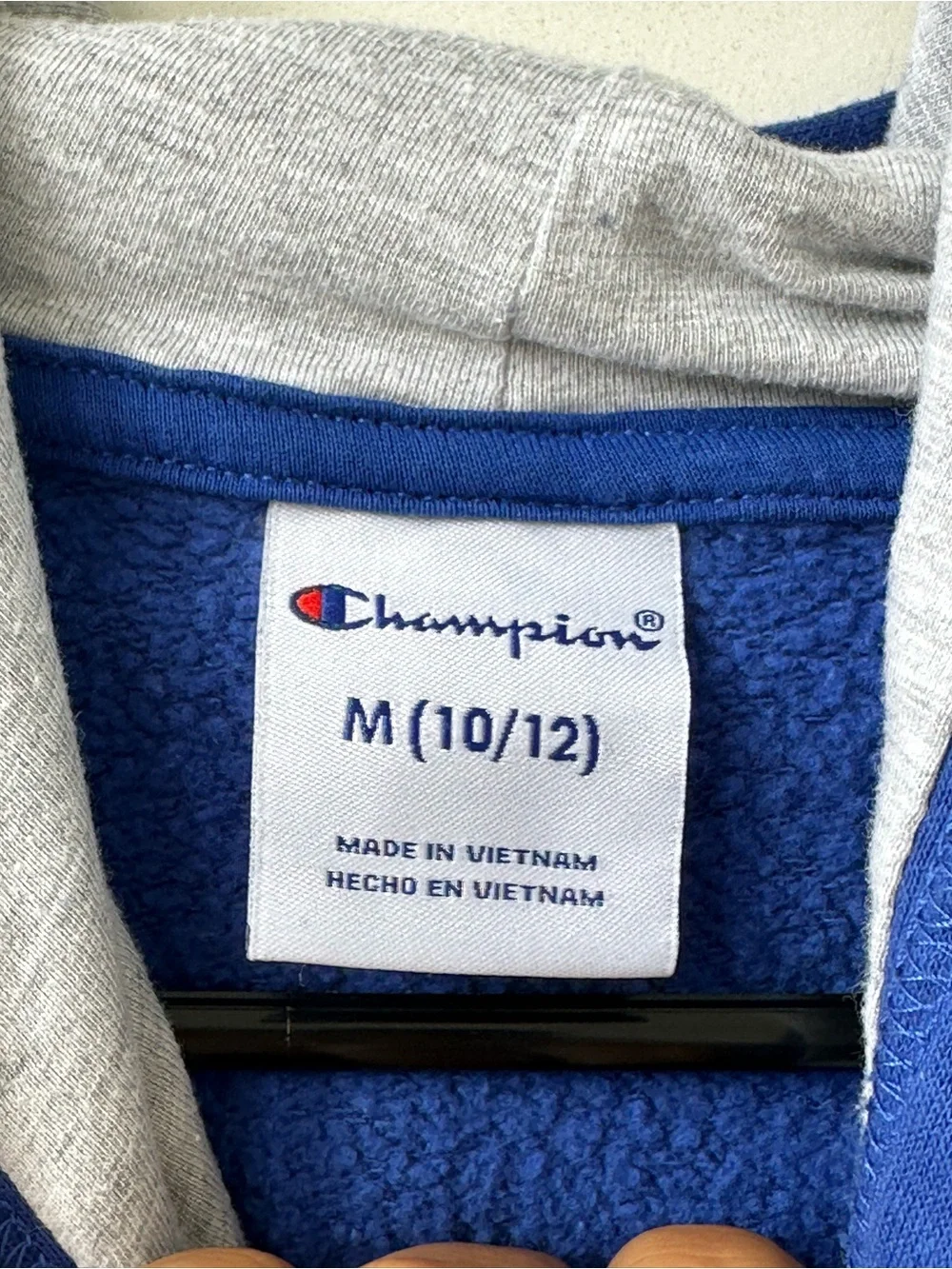 Champion Royal Blue Embossed Logo Hoodie